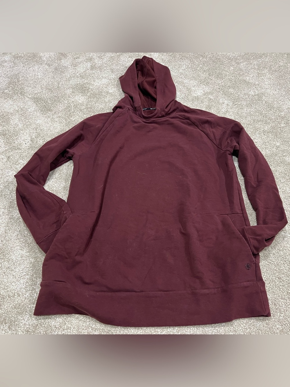 Gaiam Cowlneck Hoodie in Deep Burgundy